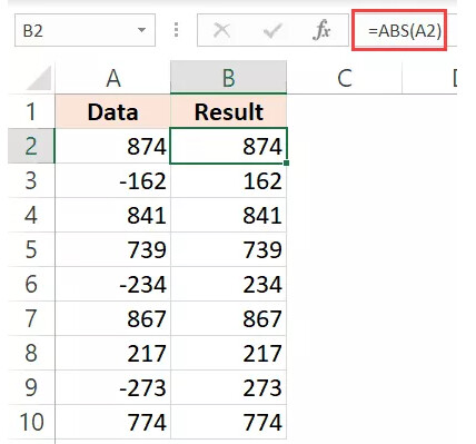 Hướng dẫn cách thay đổi số âm thành dương trong Excel